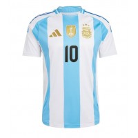 Argentína Lionel Messi #10 Domáci futbalový dres Copa America 2024 Krátky Rukáv